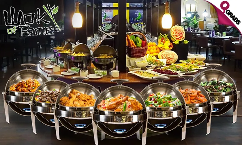 International & Fusion Lunch Buffet at Wok of Fame!